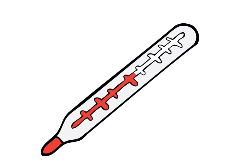 Термометр ртутный рисунок