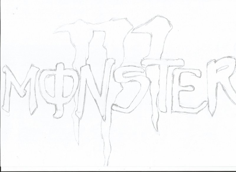 Эскиз Энергетик Монстер