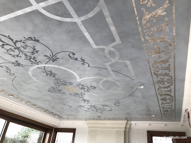 Трафареты для потолка