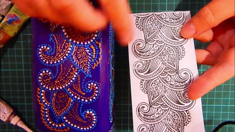 Узоры для точечной росписи