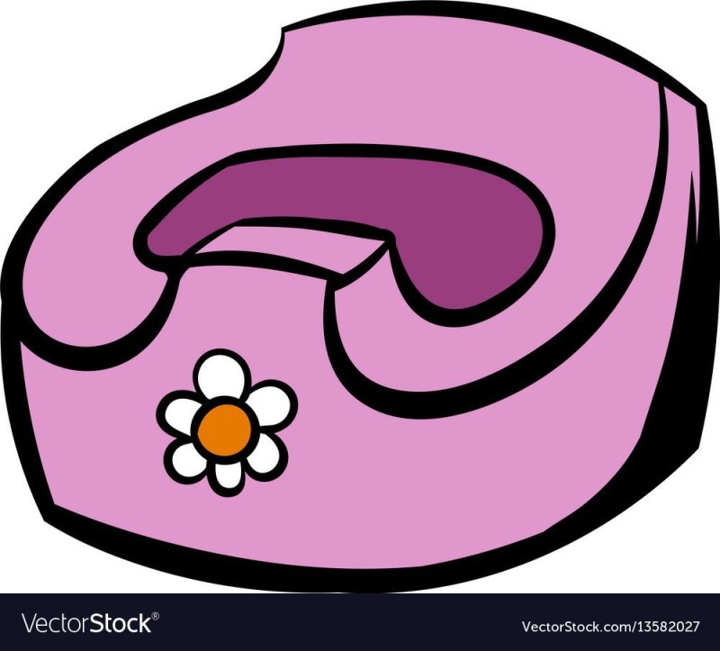 Горшок детский с рисунком