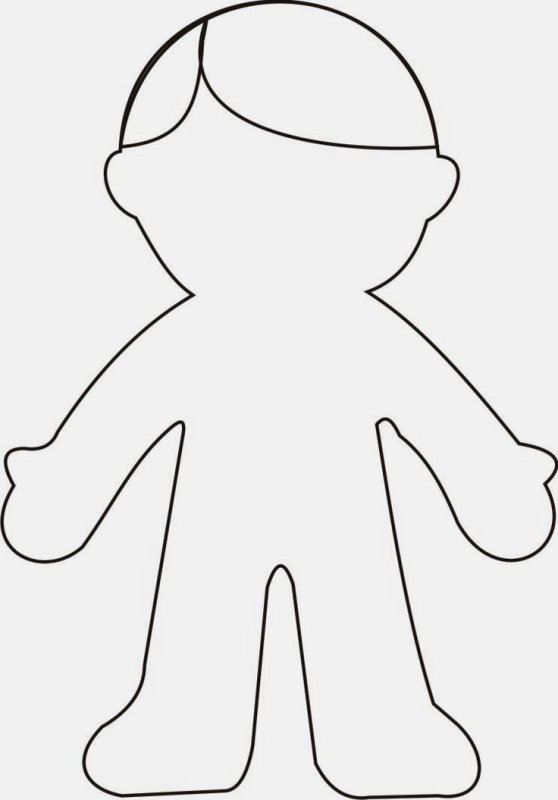 Силуэт куклы