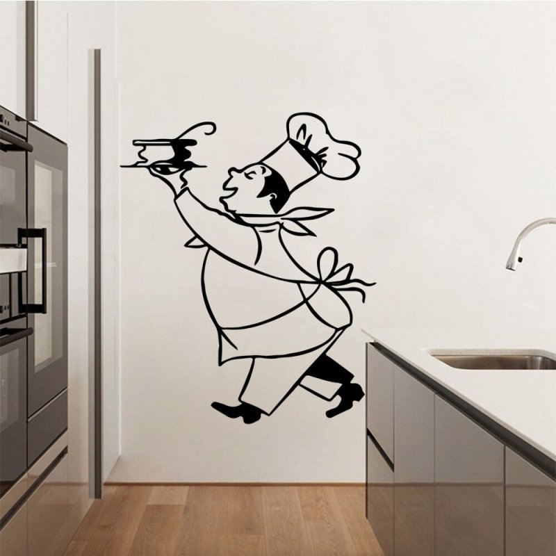 Виниловые наклейки на стену на кухню