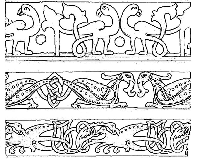 Зооморфный орнамент Византия
