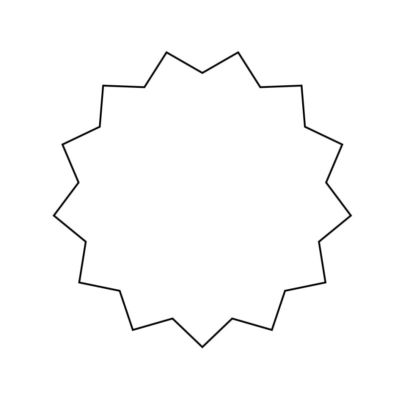 Многоугольник звезда