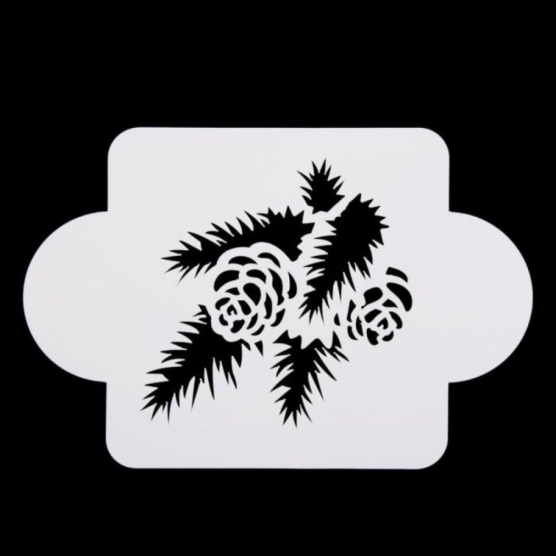 Трафареты для искусственного снега на окна