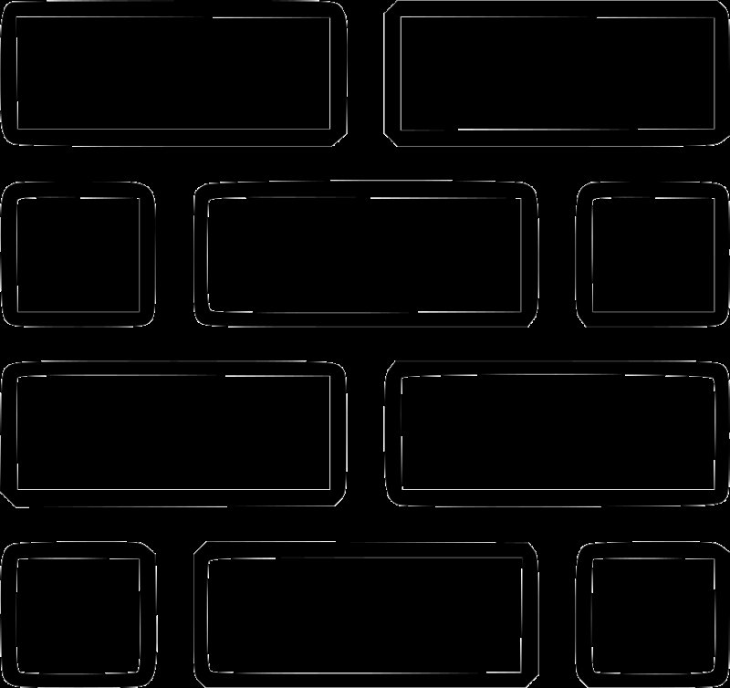 Трафарет кирпич