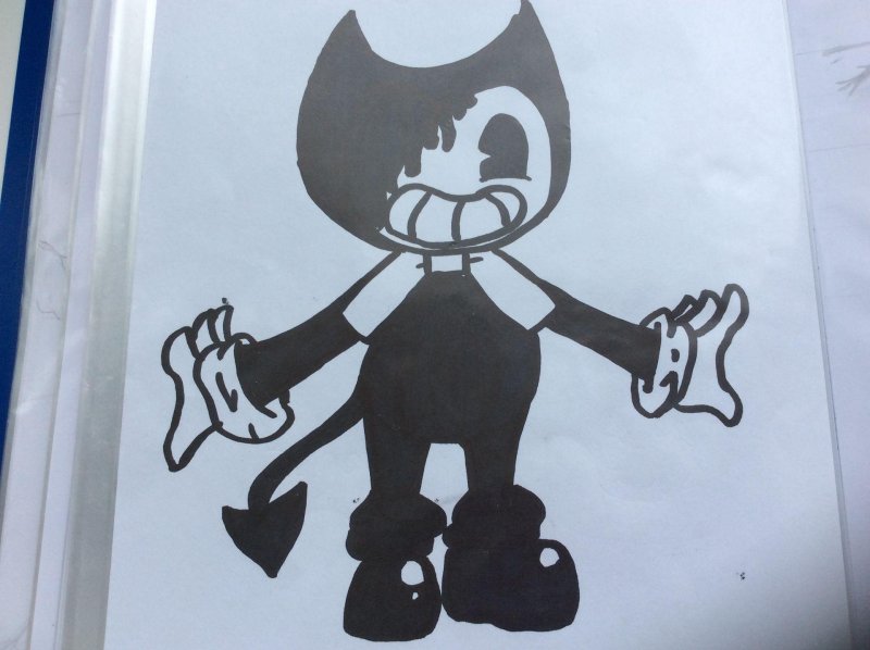 БЕНДИ И чернильная машина рисунки