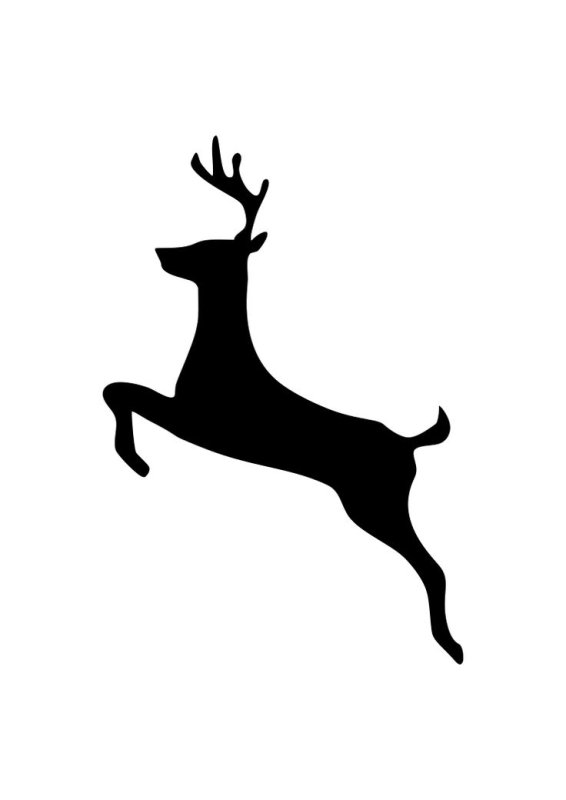 Очертание оленя