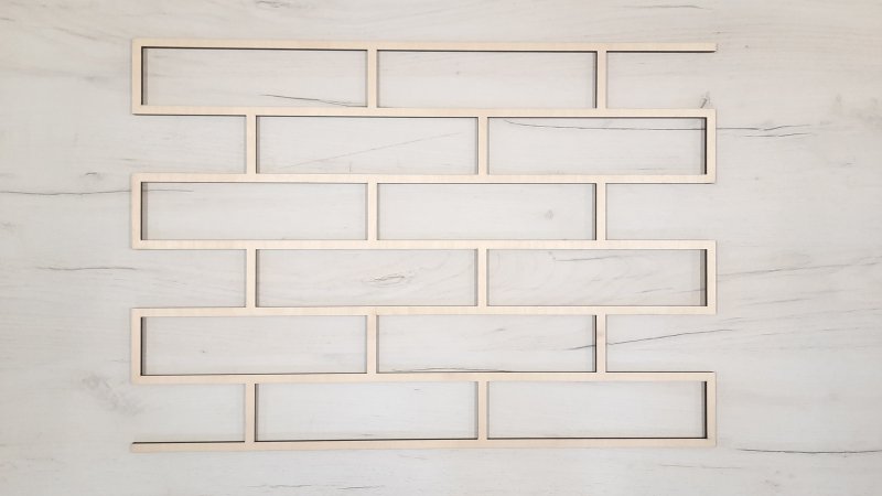 Трафарет кирпич