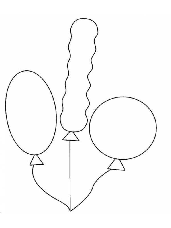 Шары трафарет