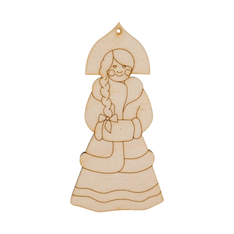 Снегурочка заготовка из дерева