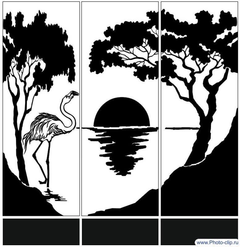 Силуэтная композиция