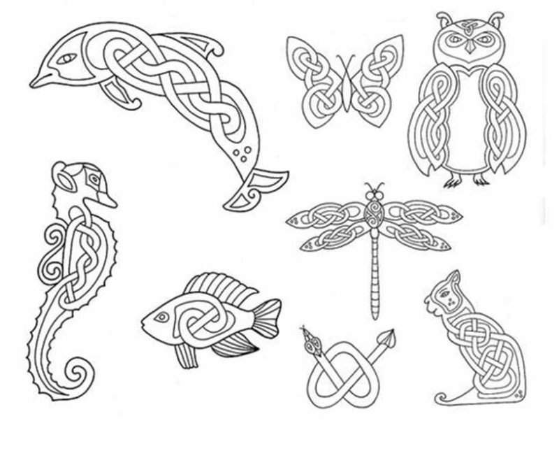 Зооморфный Бурятский орнамент