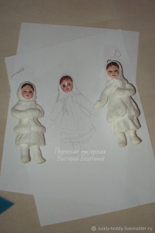 Каркас для ватной игрушки на елку