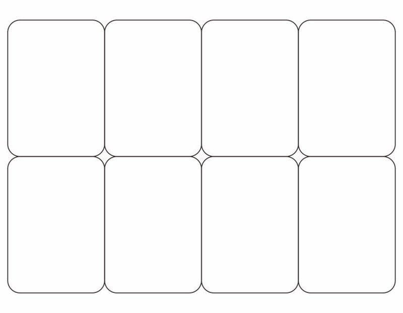 Карточки пустые