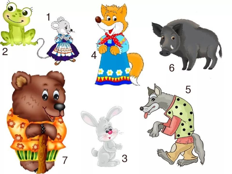 Сказочные герои Теремок