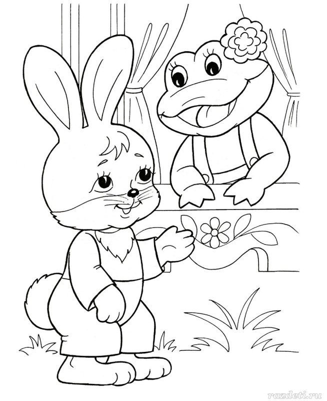 Теремок. Сказка-раскраска