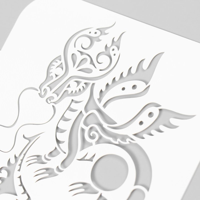 Поделка дракон трафарет