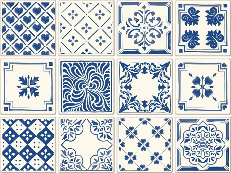 Плитка азулежу на пол
