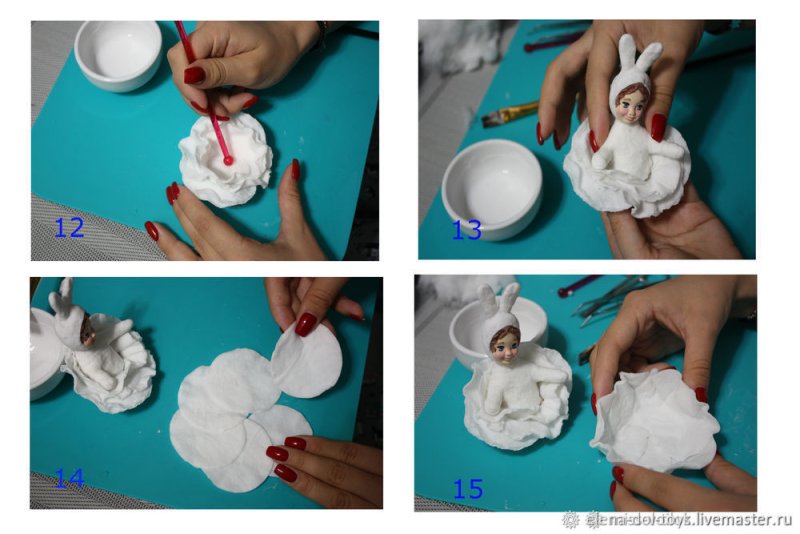 Мастер класс из ваты