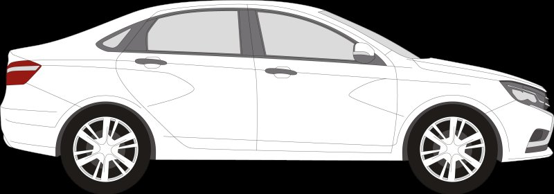 Раскраска машины Лада Веста св кросс