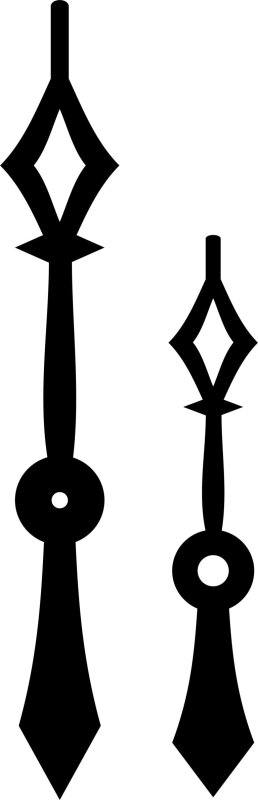 Красивые стрелки часов