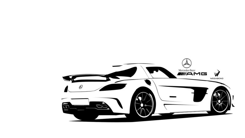 Мерседес СЛС АМГ 63 раскраска