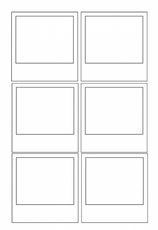 Трафареты рамок для фотографий