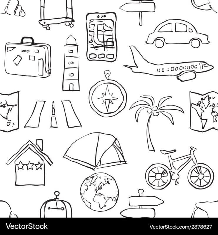 Путешествие рисунок