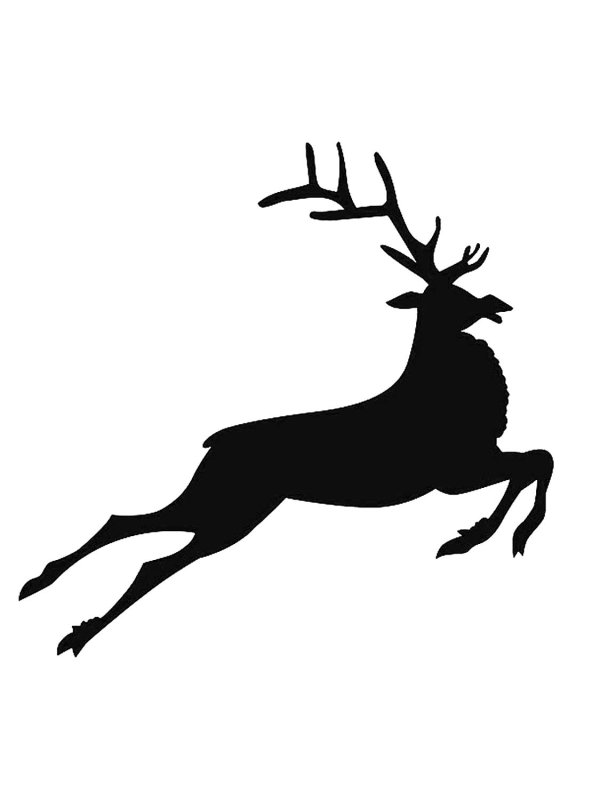 Трафарет "олени"