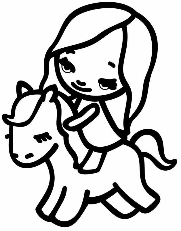 Раскраска для девочек