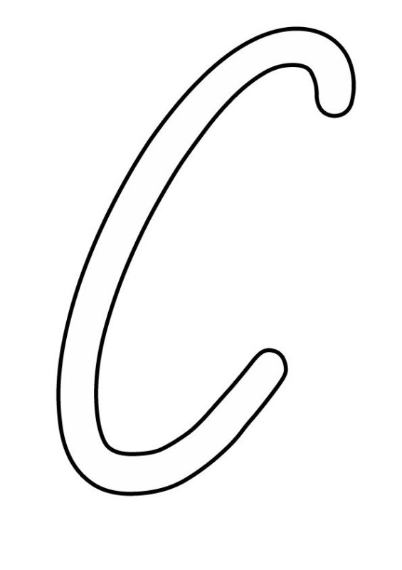 Трафарет букв