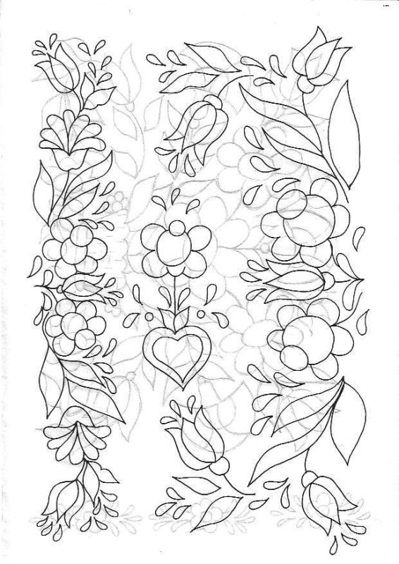 Узоры для росписи по дереву