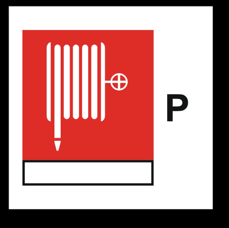 Знак «пожарный инвентарь»