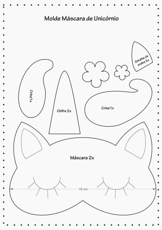 Шаблон для игрушки из ткани