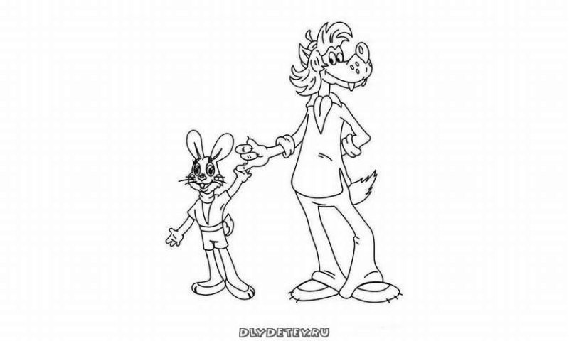 Ну погоди волк и заяц