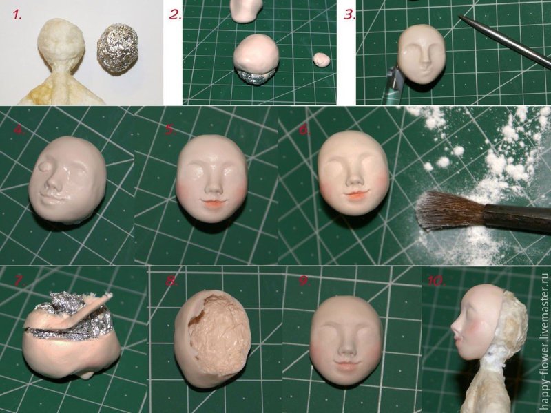 Ватные куклы мастер класс