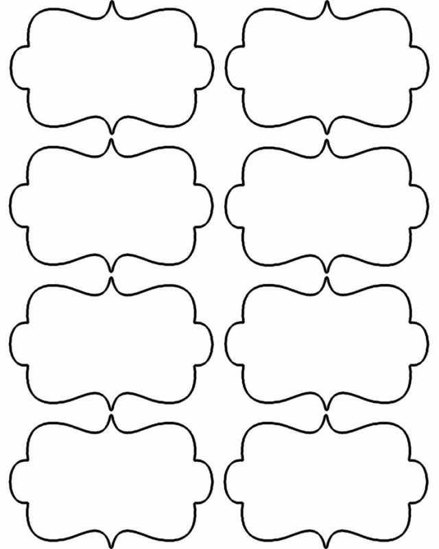 Фигурная этикетка