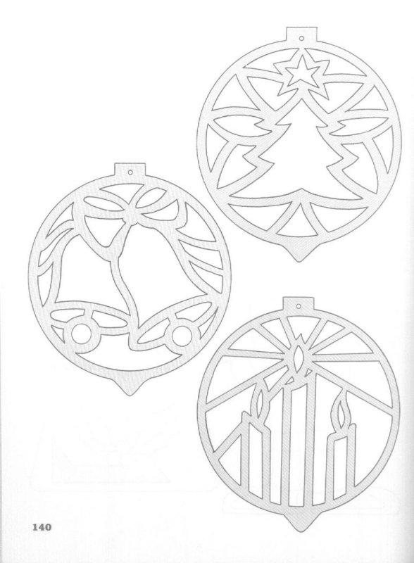Елочные игрушки из фанеры чертежи