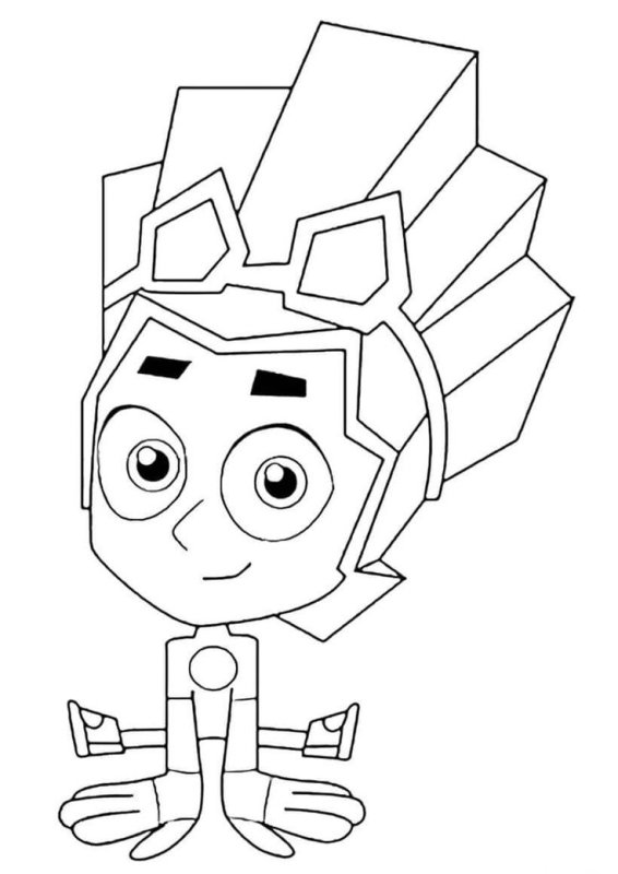 Раскраски для детей Фиксики Файер