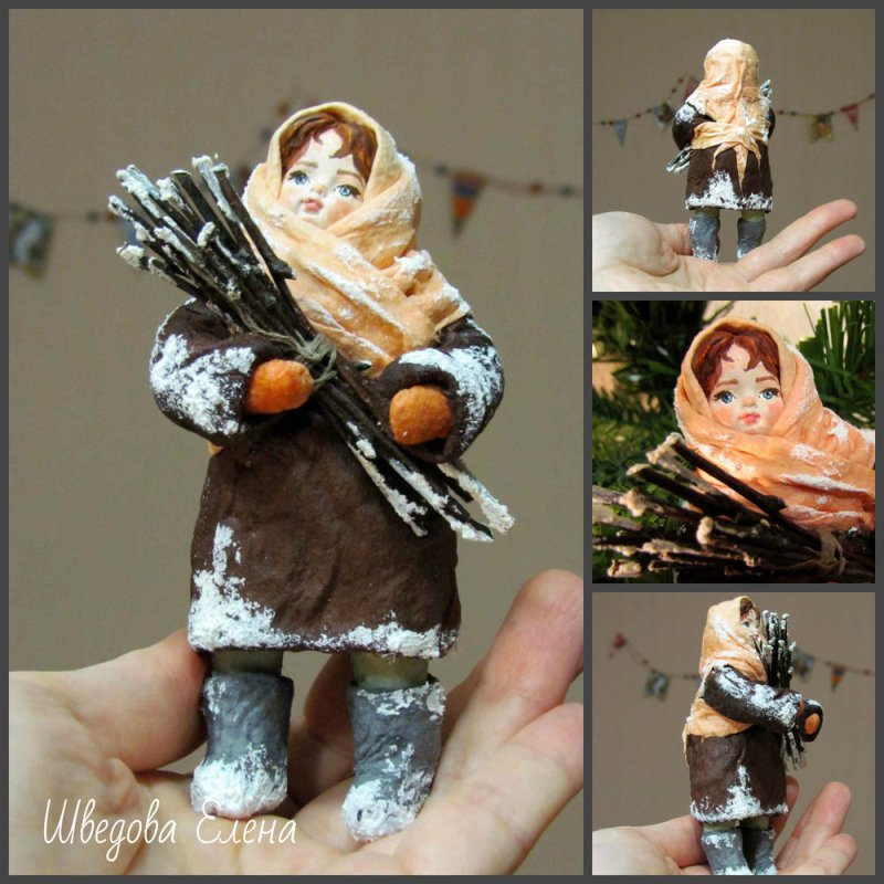 Куклы из ваты Ольги Головчанской