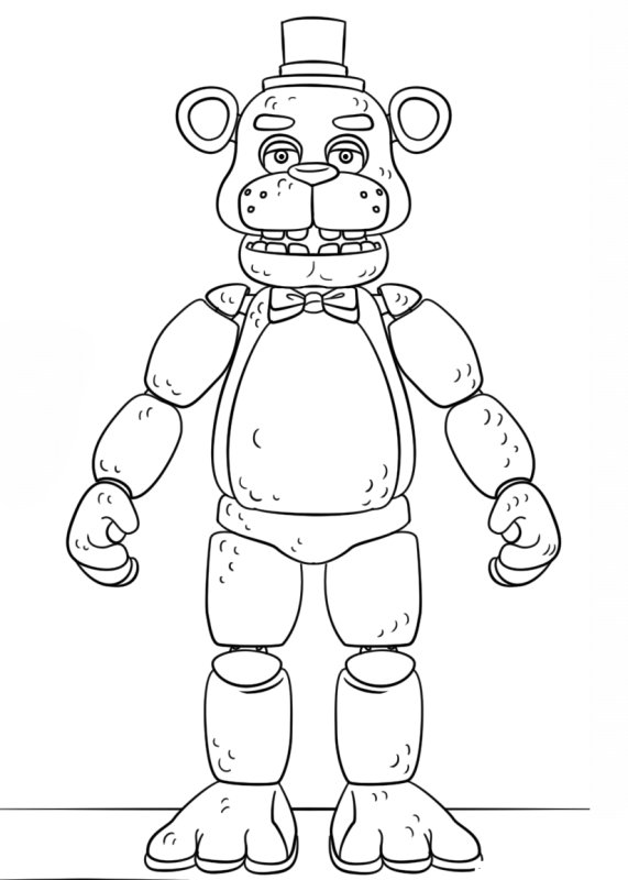 Фантайм Фредди раскраска
