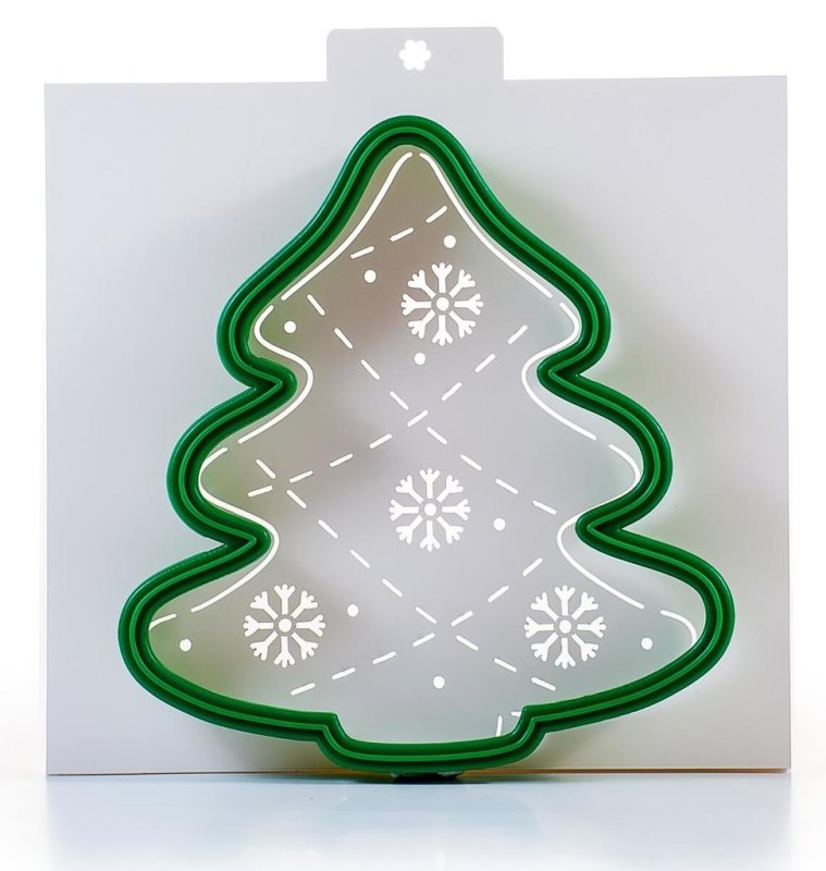 Трафарет елка для пряника