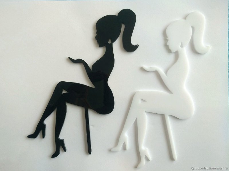 Торт с девушкой Топпер