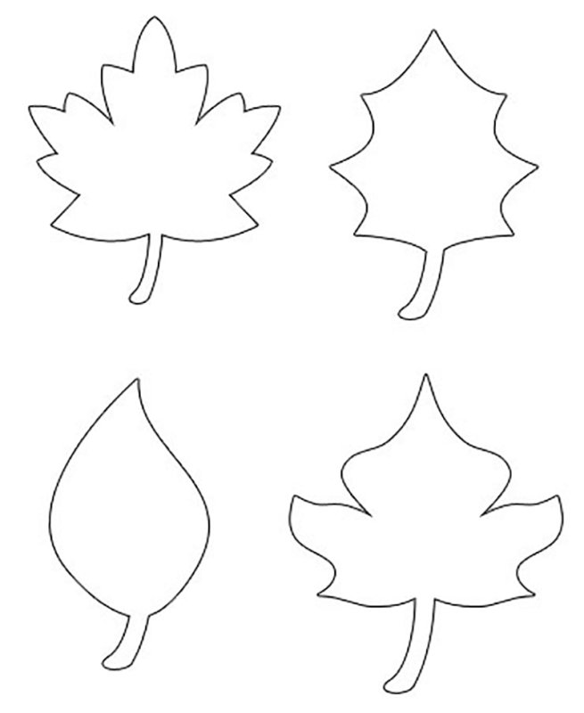 Шаблоны листьев