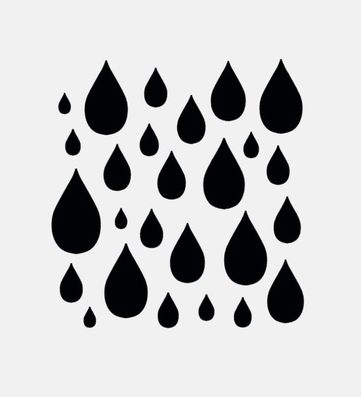 Трафарет капли