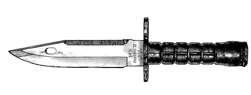 М9 байонет чертеж