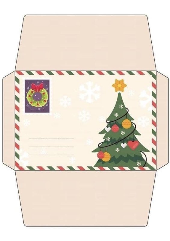 Конверт "новогодний"