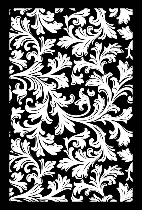 Орнамент черно белый